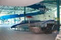 Aquapark - pohled na vstup do whirlpoolu a dtsk bazn